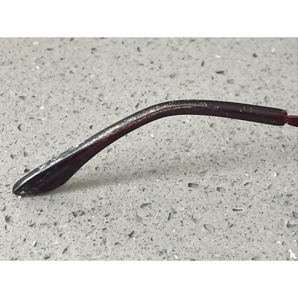 Essence Eyewear ES257 261 53-20-135 Burgundy Half Rim Eyeglasses Frames ONLY